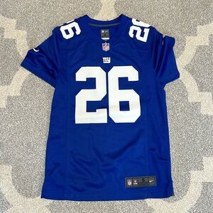 Nike On Field Saquon Barkley New York Giants Jersey Medium